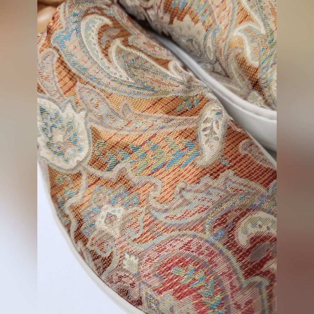 Free People Wynwood Autumn Paisley Print Platform Slip On Sneaker 39 - Picture 4 of 12